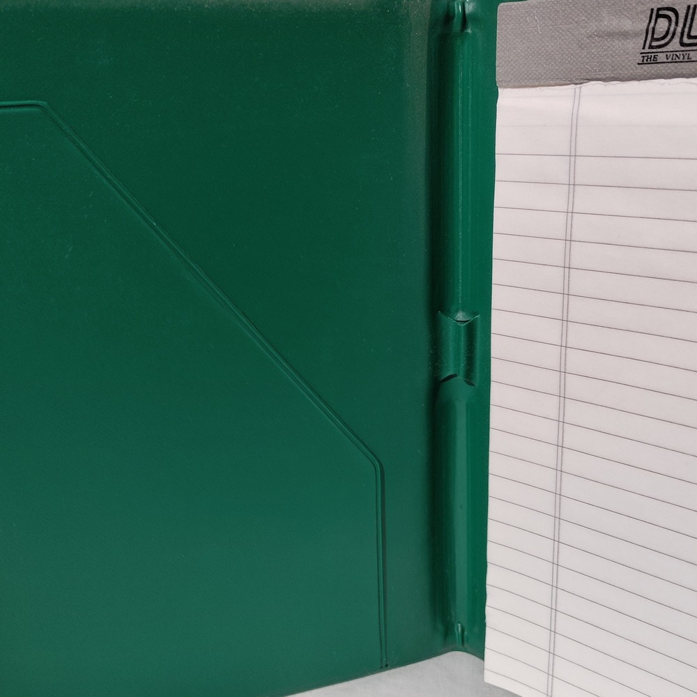 4-H Green Vinyl Portfolio Notepad Holder To Make the Best Better Gold Logo - Picture 7 of 9